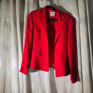 Femme De Carrière Amazing Made in Canada Chic Bright RED Women's Blazer